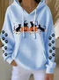 Women Cat Spring/Fall Long Sleeve Casual Daily Hoodie