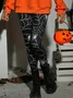 Women Halloween Casual All Season Printing Long Leggings