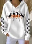 Women Cat Spring/Fall Long Sleeve Casual Daily Hoodie