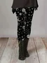 Women Star Casual All Season Printing Long Leggings