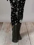 Women Star Casual All Season Printing Long Leggings