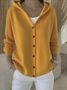 Women Floral Long Sleeve Hoodie Casual Spring/Fall Cardigan Outerwear