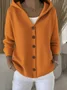 Women Floral Long Sleeve Hoodie Casual Spring/Fall Cardigan Outerwear