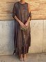Women Striped Printing Two-Piece Set Daily Long Sleeve Vintage Spring/Fall Coat With Skirt Matching Set