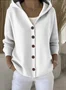Women Floral Long Sleeve Hoodie Casual Spring/Fall Cardigan Outerwear