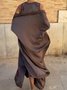 Women Striped Printing Two-Piece Set Daily Long Sleeve Vintage Spring/Fall Coat With Skirt Matching Set