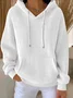 Women Plain Spring/Fall Long Sleeve Vintage Holiday Hoodie