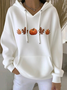 Women Maple Leaf Spring/Fall Printing Long Sleeve Casual Daily Hoodie