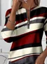 Women Abstract Crew Neck Printing Casual Spring/Fall Long Sleeve Sweatshirt