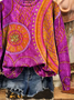 Women Floral Crew Neck Printing Casual Spring/Fall Long Sleeve Sweatshirt