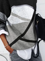 Women Abstract Printing Spring/Fall Casual Long Sleeve Crew Neck Sweater