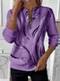 Women Abstract Crew Neck Printing Casual Spring/Fall Long Sleeve Sweatshirt