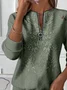 Women Floral Crew Neck Printing Casual Spring/Fall Long Sleeve Sweatshirt