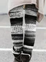 Women Multicolor Block Casual All Season Printing Long Leggings