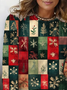 Women Christmas Long Sleeve Tee T-shirt Crew Neck Printing Casual Spring/Fall Graphic Tee Top