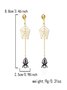 Halloween Tassel Spider Earrings Fashion Retro Halloween Star Moon Crystal Earrings