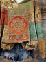 Women Ethnic Spring/Fall Printing Long Sleeve Casual Daily Hoodie