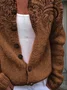 Women Floral Printing Long Sleeve Crew Neck Vintage Spring/Fall Cardigan Outerwear