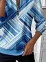 Women Abstract Crew Neck Printing Casual Spring/Fall Long Sleeve Sweatshirt