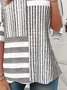 Women Striped Long Sleeve Tee T-shirt Crew Neck Casual Spring/Fall Tunic Top