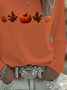 Women Maple Leaf Long Sleeve Tee T-shirt Crew Neck Printing Casual Spring/Fall Graphic Tee Top