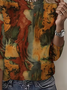Women Abstract Long Sleeve Tee T-shirt Crew Neck Printing Casual Spring/Fall Graphic Tee Top