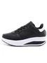 Color Block All Season Mesh Fabric Shallow Shoes