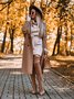 Women Plain Long Sleeve Spring/Fall Split Joint Dress Turtleneck Daily Vintage Mini Hip Skirt Bodycon Dress