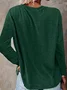 Women Christmas Long Sleeve Tee T-shirt Crew Neck Printing Casual Spring/Fall Graphic Tee Top