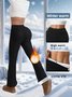Women Plain Long Elastic Waist Pants Casual Spring/Fall Trousers