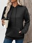 Women Floral Hoodie Jacquard Casual Spring/Fall Long Sleeve Sweatshirt
