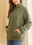 Women Floral Hoodie Jacquard Casual Spring/Fall Long Sleeve Sweatshirt