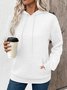 Women Floral Hoodie Jacquard Casual Spring/Fall Long Sleeve Sweatshirt