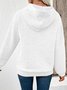 Women Floral Hoodie Jacquard Casual Spring/Fall Long Sleeve Sweatshirt