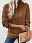 Women Floral Hoodie Jacquard Casual Spring/Fall Long Sleeve Sweatshirt