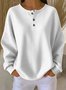Women Plain Long Sleeve Tee T-shirt Crew Neck Casual Spring/Fall Top