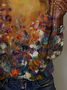 Women Floral Long Sleeve Tee T-shirt Crew Neck Printing Casual Spring/Fall Graphic Tee Top