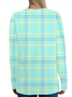Women Plaid Long Sleeve Tee T-shirt Crew Neck Printing Casual Spring/Fall Graphic Tee Top