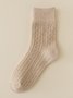 Plush And Thick Towel Socks Twisted Autumn And Winter Style Mid-tube Socks Women's Long Socks Thick Socks Winter Warm Women's Socks