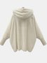 Women's Plain Winter Outerwear Dolman Sleeve Casual Split Joint Mid-long Lapel Collar Overcoat
