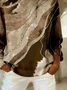 Women Abstract Spring/Fall Printing Long Sleeve Casual Daily Hoodie