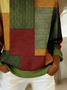 Women Multicolor Block Spring/Fall Printing Long Sleeve Casual Daily Hoodie