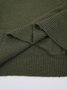 Women Plain Split Joint Winter Street Long Sleeve Mock Neck Sweater