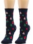 Women's Christmas Socks Autumn And Winter Fur Socks Santa Claus Elk Christmas Tree Snowman Snowflake Striped Gift Mid-tube Christmas Socks