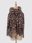 Winter Leopard Print Faux Cashmere Versatile Thick Shawl/scarf/neck Warmer