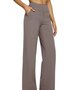 Women Plain Long Pants Casual Spring/Fall Trousers