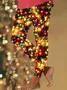 Women Christmas Casual All Season Printing Long Leggings
