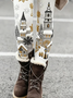 Women Christmas Casual All Season Printing Long Leggings