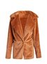 Women Spring/Fall Outerwear Casual Split Joint Plain Long Sleeve Lapel Collar Jacket