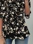 Women Floral Long Sleeve Tee T-shirt Crew Neck Casual Spring/Fall Tunic Top